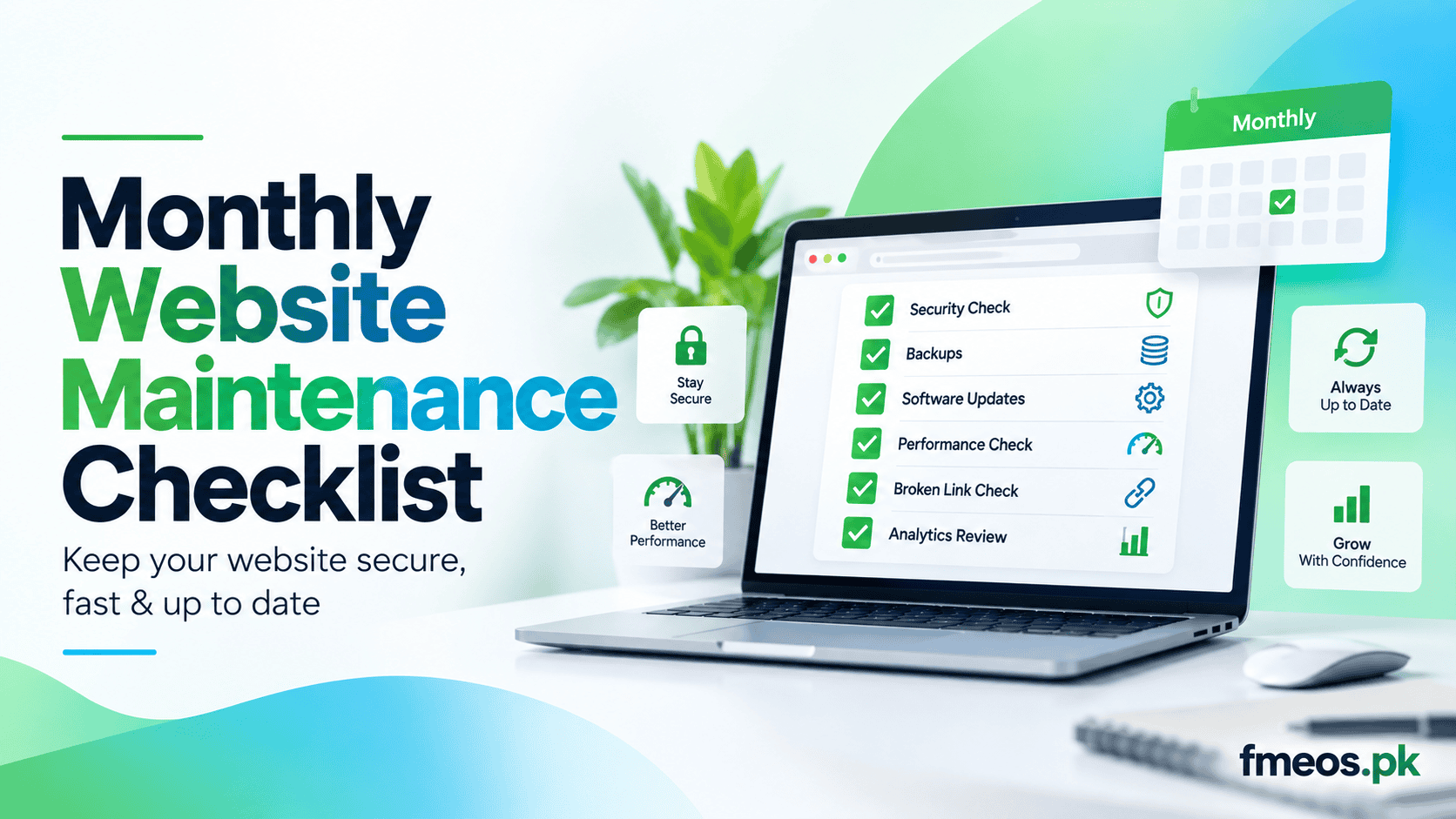 Website Maintenance Checklist: 12 Things to Check Every Month